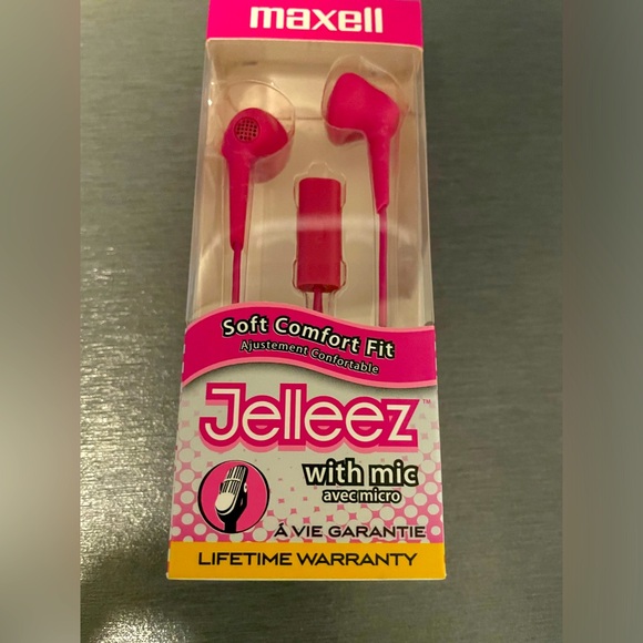 🆕 Maxell Jelleez Soft Comfort Earbuds with mic - Picture 1 of 2